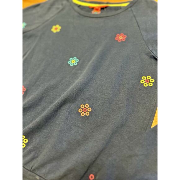 Lilly Pulitzer Women’s XS Landyn Sweatshirt Top Comfy Navy Pullover Embroidered - Picture 4 of 6